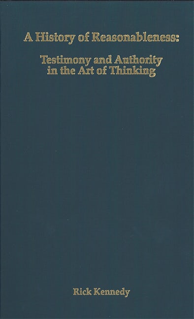 Book cover image for A History of Reasonableness ISBN: 9781580461528