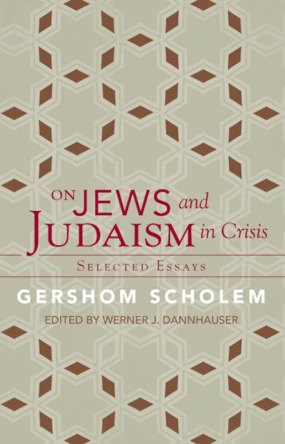 Book cover image for On Jews and Judaism in Crisis ISBN: 9781589880740