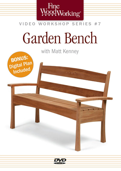 Cover image for Fine Woodworking Video Workshop Series - Garden Bench, isbn: 9781600853807