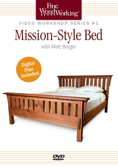 Cover image for Fine Woodworking Video Workshop Series - Mission-Style Bed, isbn: 9781600853814