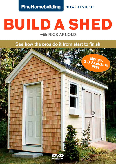 Cover image for Fine Homebuilding How To Video Series Build a Shed, isbn: 9781600854132