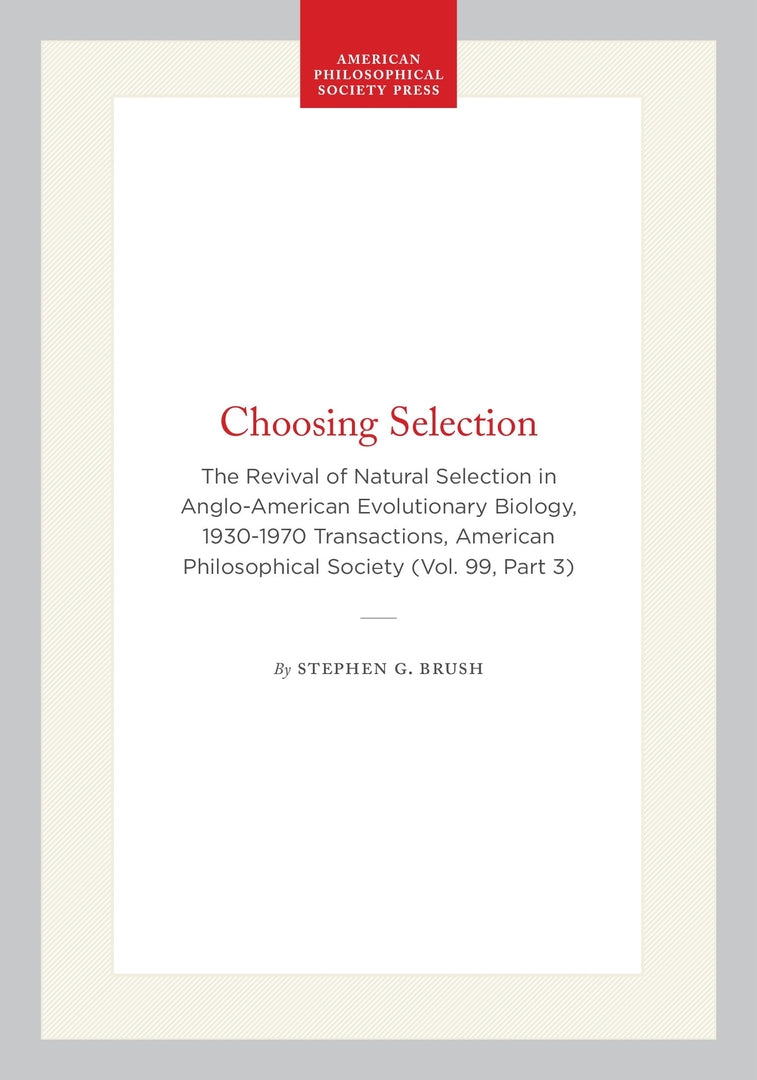 Cover image for Choosing Selection ISBN 9781606189931
