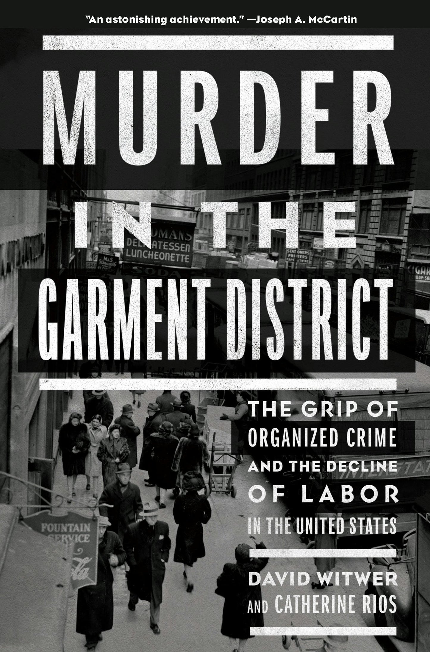 Book cover image for Murder in the Garment District ISBN: 9781620974643