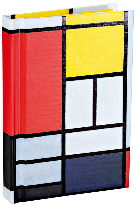 teNeues - Mini Notebook: Piet Mondrian, Hardcover, 120 Dot-Grid Pages with Lay Flat Binding