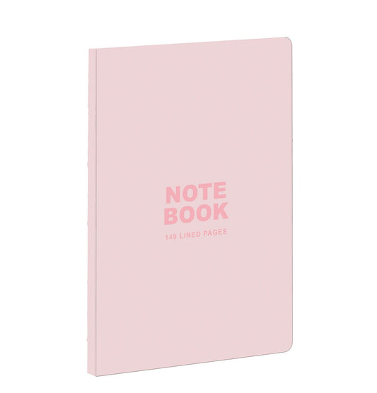teNeues - A5 Notebook: Pastel Pink, 140 Lined Pages, Raw Sewn Spine, Lays Flat