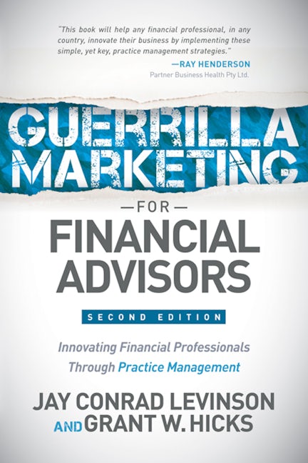Book cover image for Guerrilla Marketing for Financial Advisors ISBN: 9781630478131