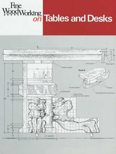 Cover image for Fine Woodworking on Tables and Desks, isbn: 9781631867644