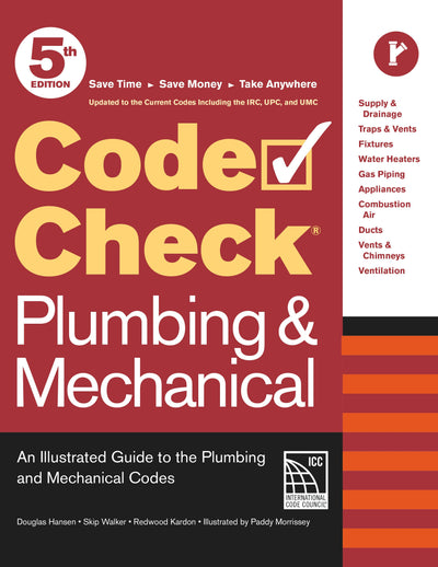 Cover image for Code Check Plumbing & Mechanical 5th Edition, isbn: 9781631869471