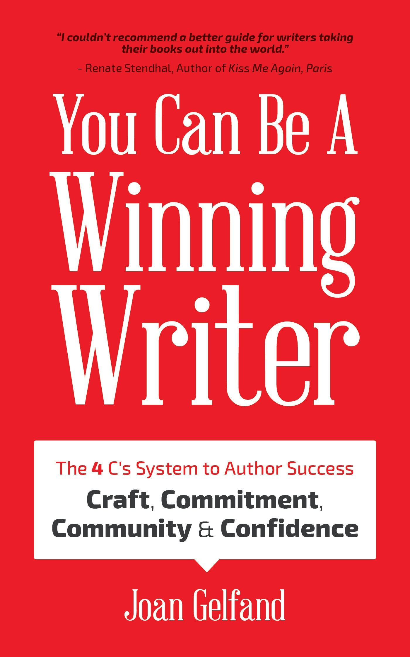Book cover image for You Can Be a Winning Writer ISBN: 9781633537422
