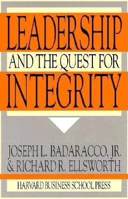 Book cover image for Leadership and the Quest for Integrity ISBN: 9781633691513