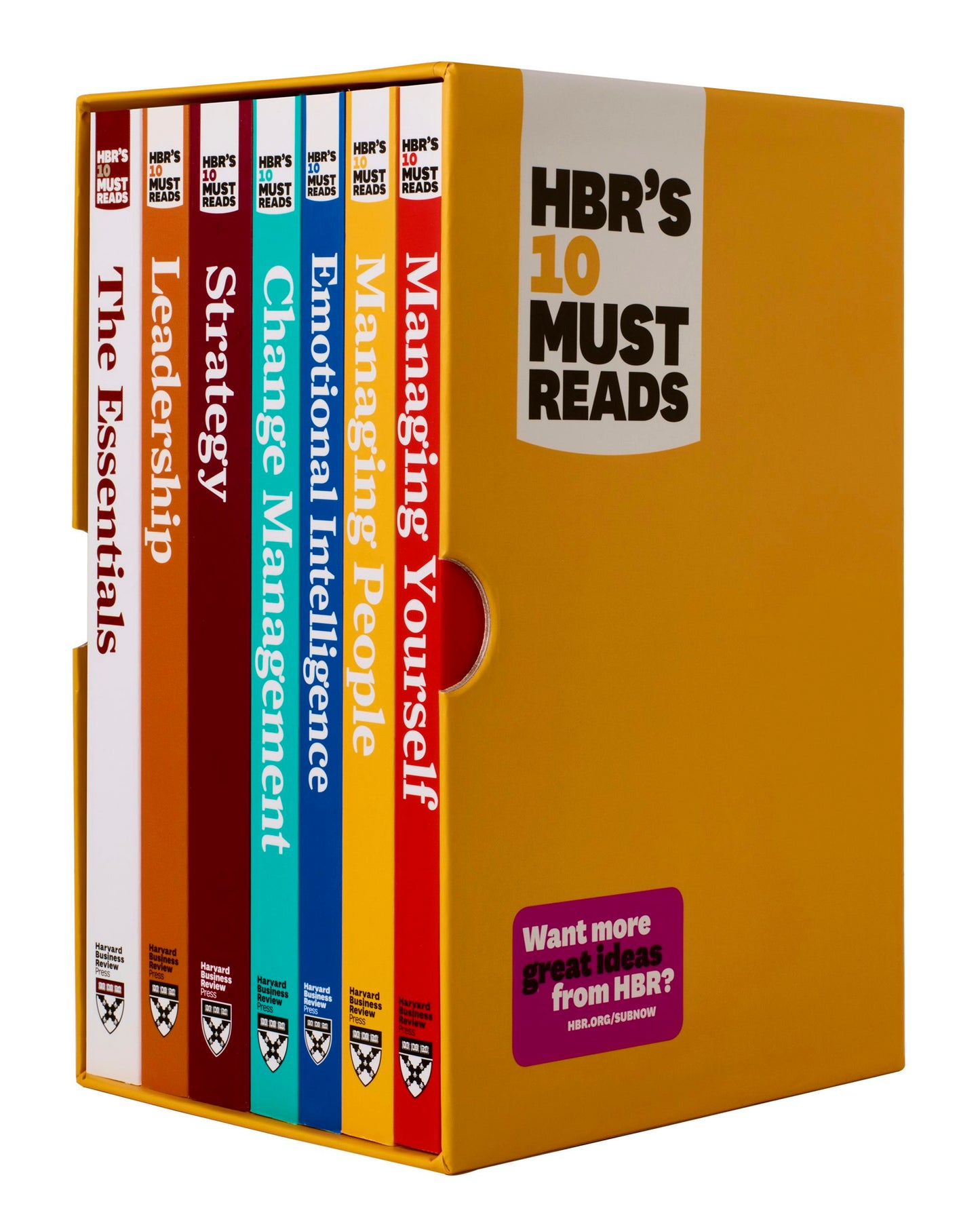 Book cover image for HBR's 10 Must Reads Boxed Set with Bonus Emotional Intelligence (7 Books) (HBR's 10 Must Reads) ISBN: 9781633693326