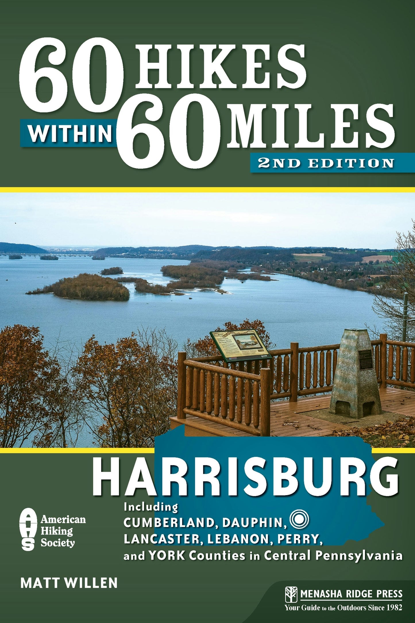 Book cover image for 60 Hikes Within 60 Miles: Harrisburg ISBN: 9781634040143