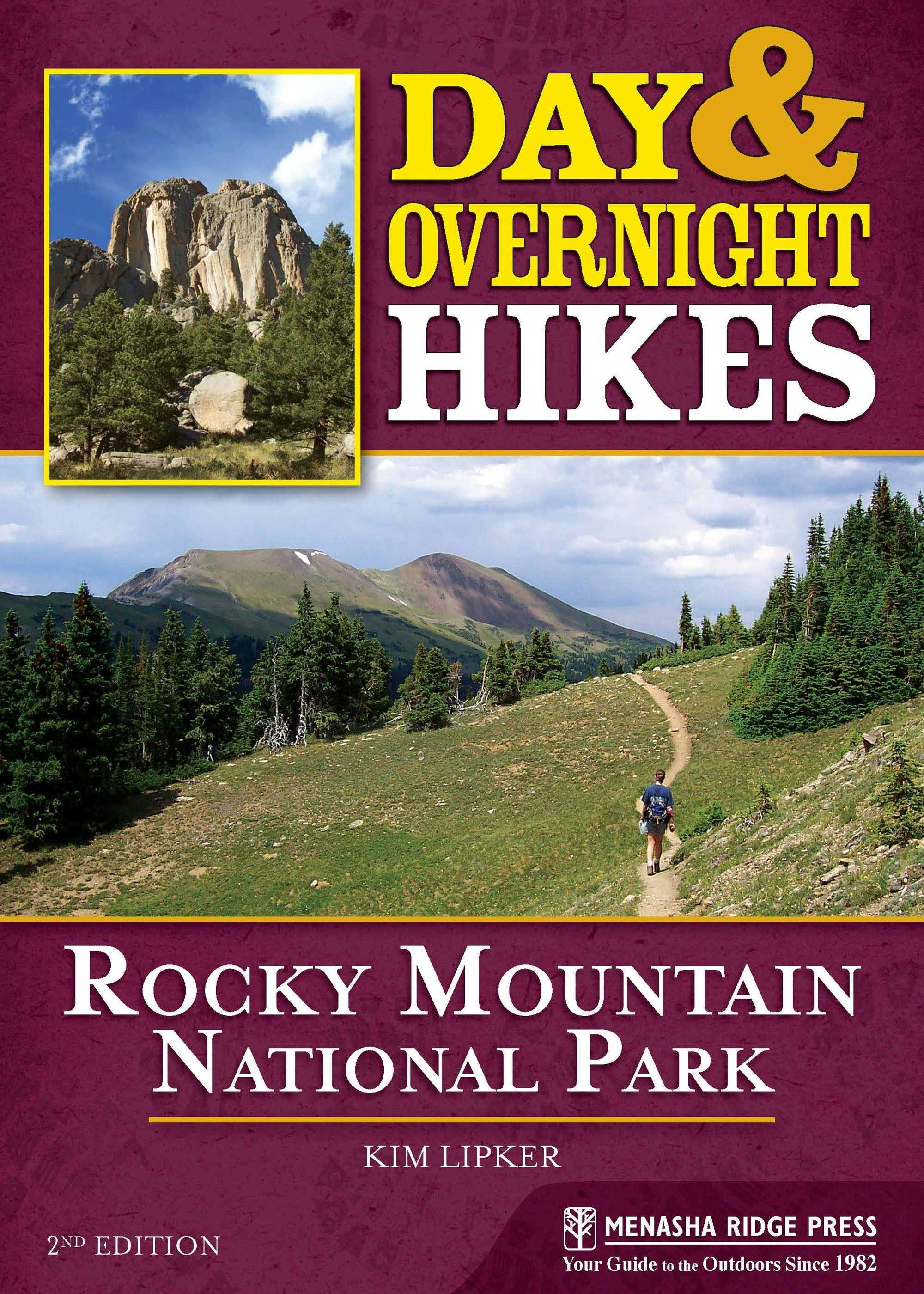 Book cover image for Day & Overnight Hikes: Rocky Mountain National Park ISBN: 9781634040174