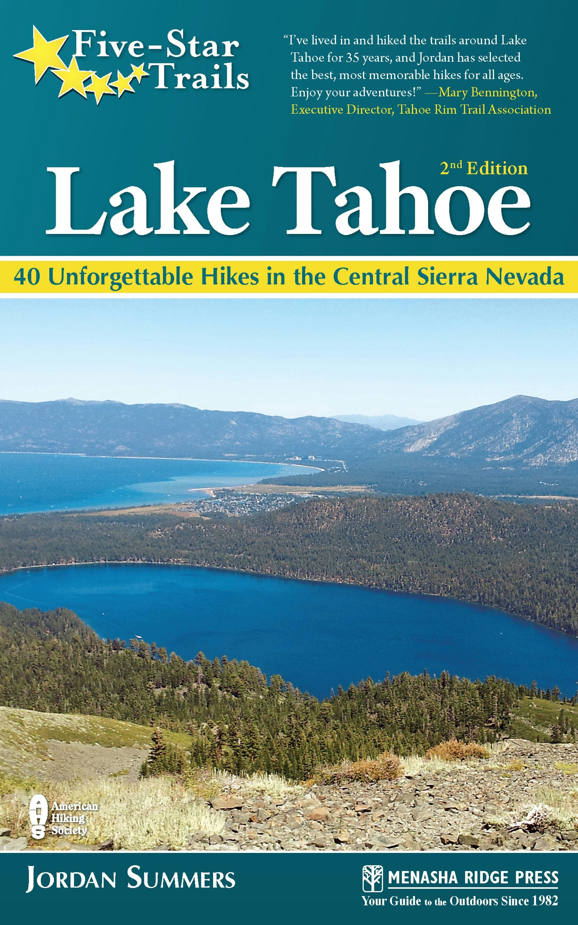 Book cover image for Five-Star Trails: Lake Tahoe ISBN: 9781634040334
