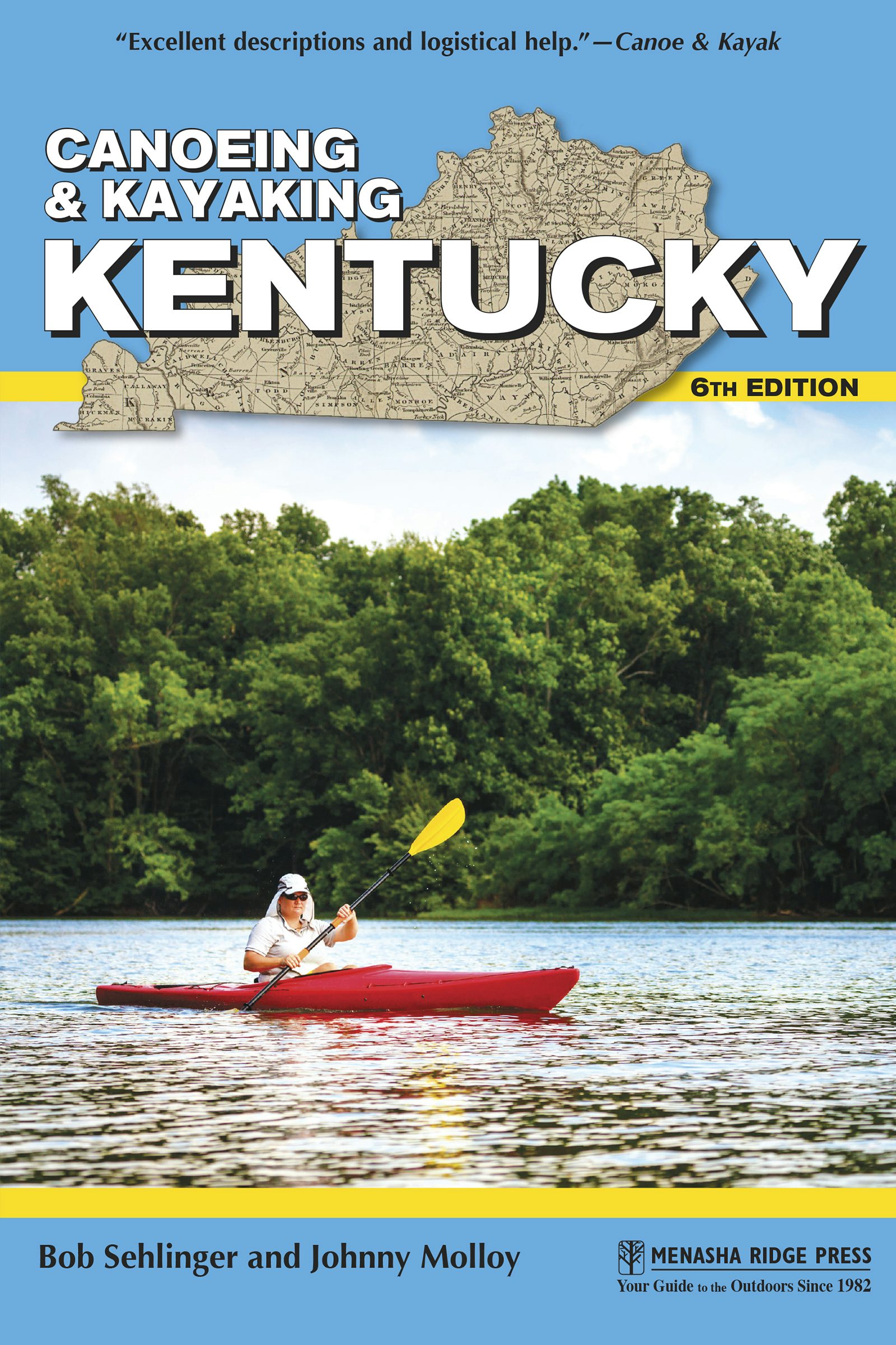 Book cover image for Canoeing & Kayaking Kentucky ISBN: 9781634040501