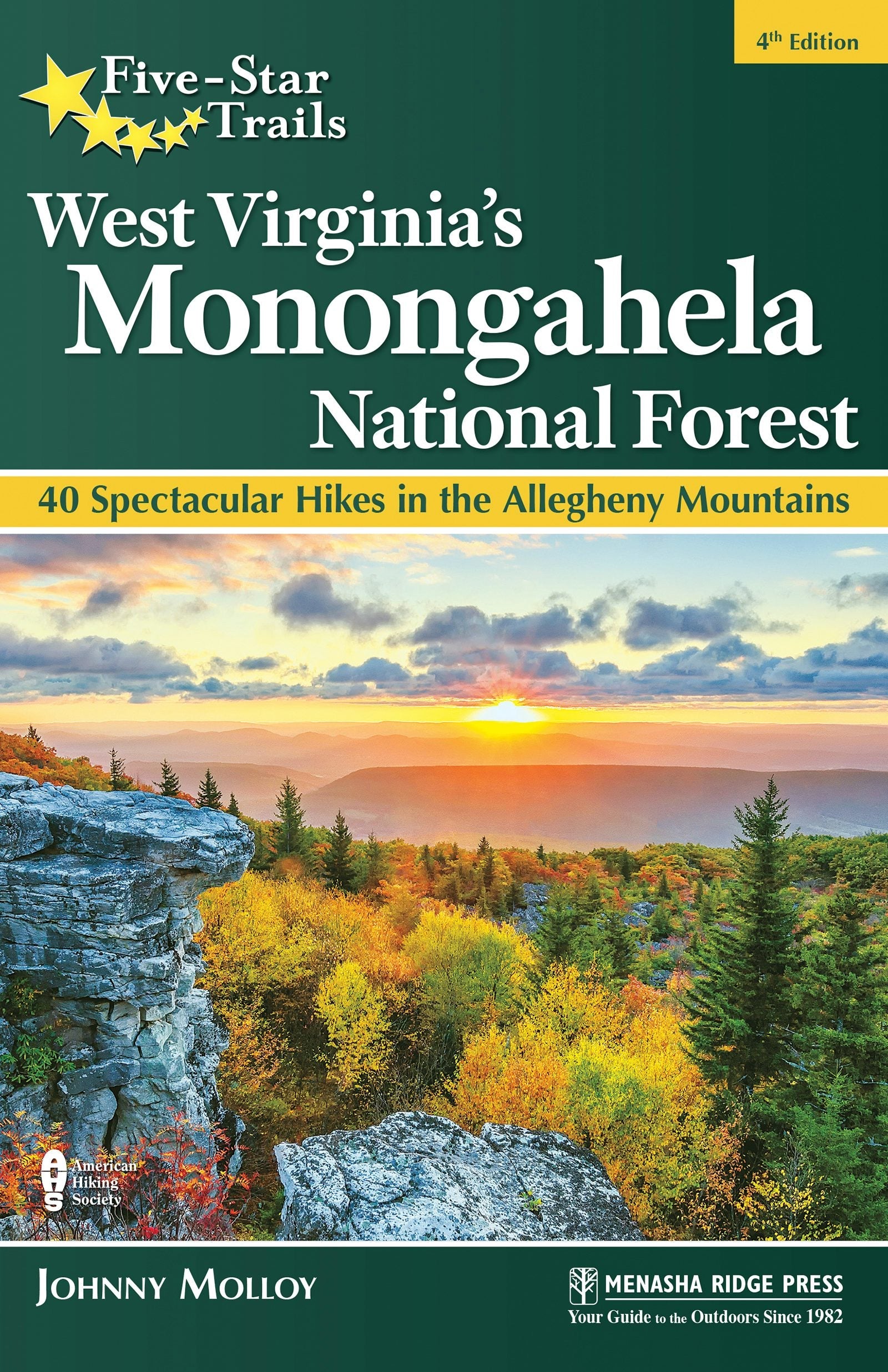 Book cover image for Five-Star Trails: West Virginia's Monongahela National Forest ISBN: 9781634043441