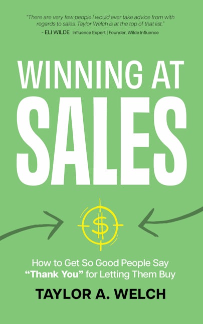 Book cover image for Winning at Sales ISBN: 9781636985381
