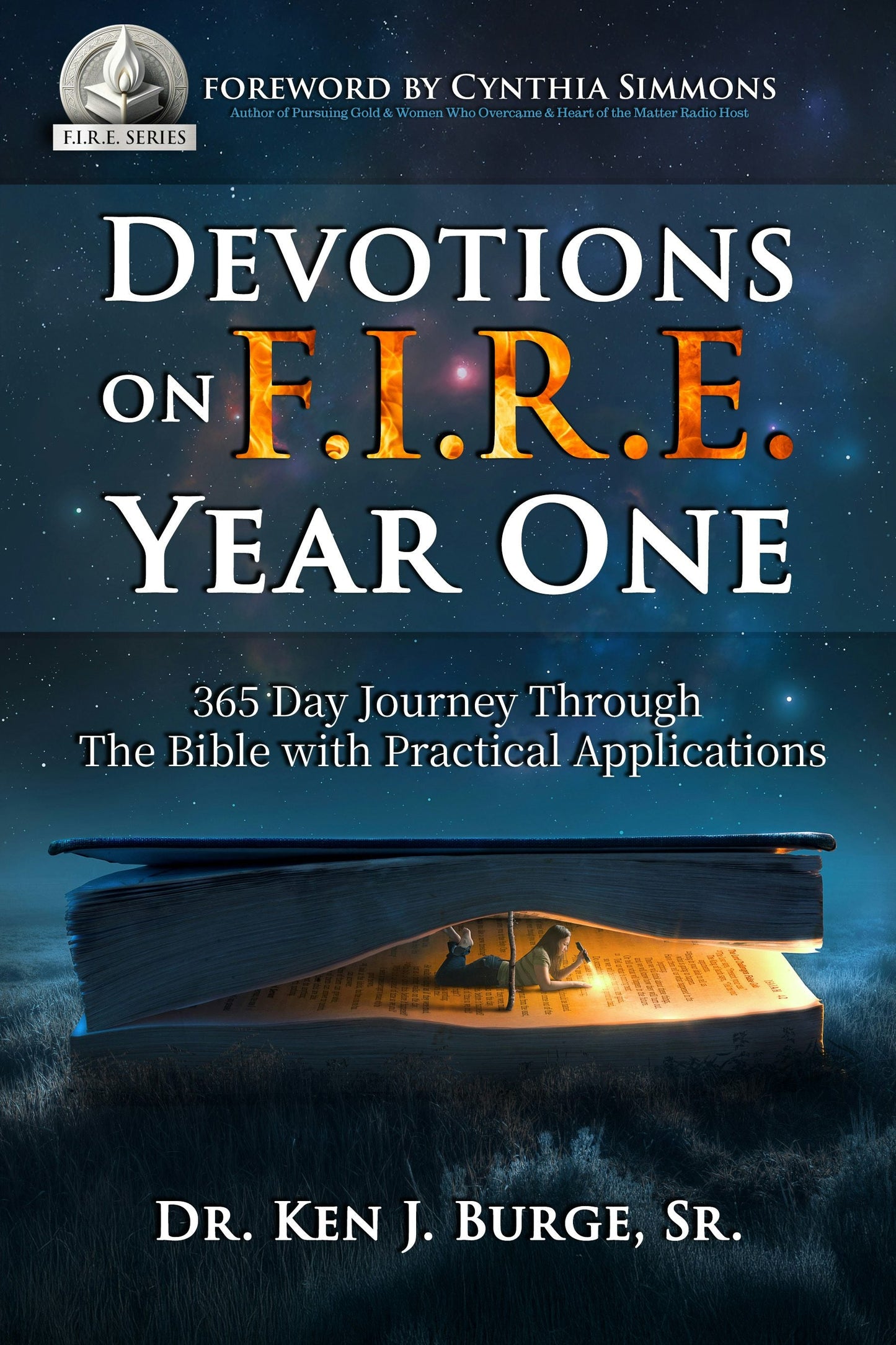 Book cover image for Devotions on F.I.R.E. ISBN: 9781636987590