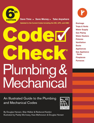 Cover image for Code Check Plumbing & Mechanical 6th Edition, isbn: 9781641552080