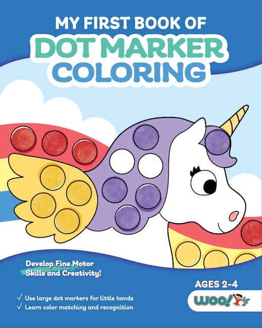 Book cover image for My First Book of Dot Marker Coloring ISBN: 9781642507133