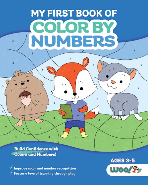 Book cover image for My First Book of Color by Numbers ISBN: 9781642507157