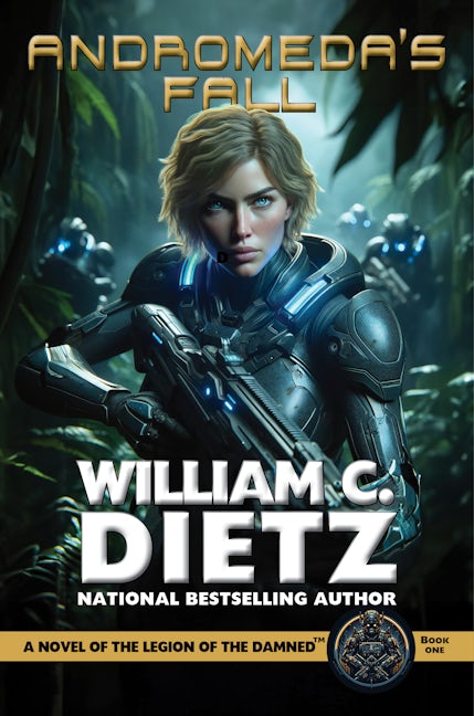 Book cover image for Andromeda's Fall: A Novel of the Legion of the Damned ISBN: 9781647101251