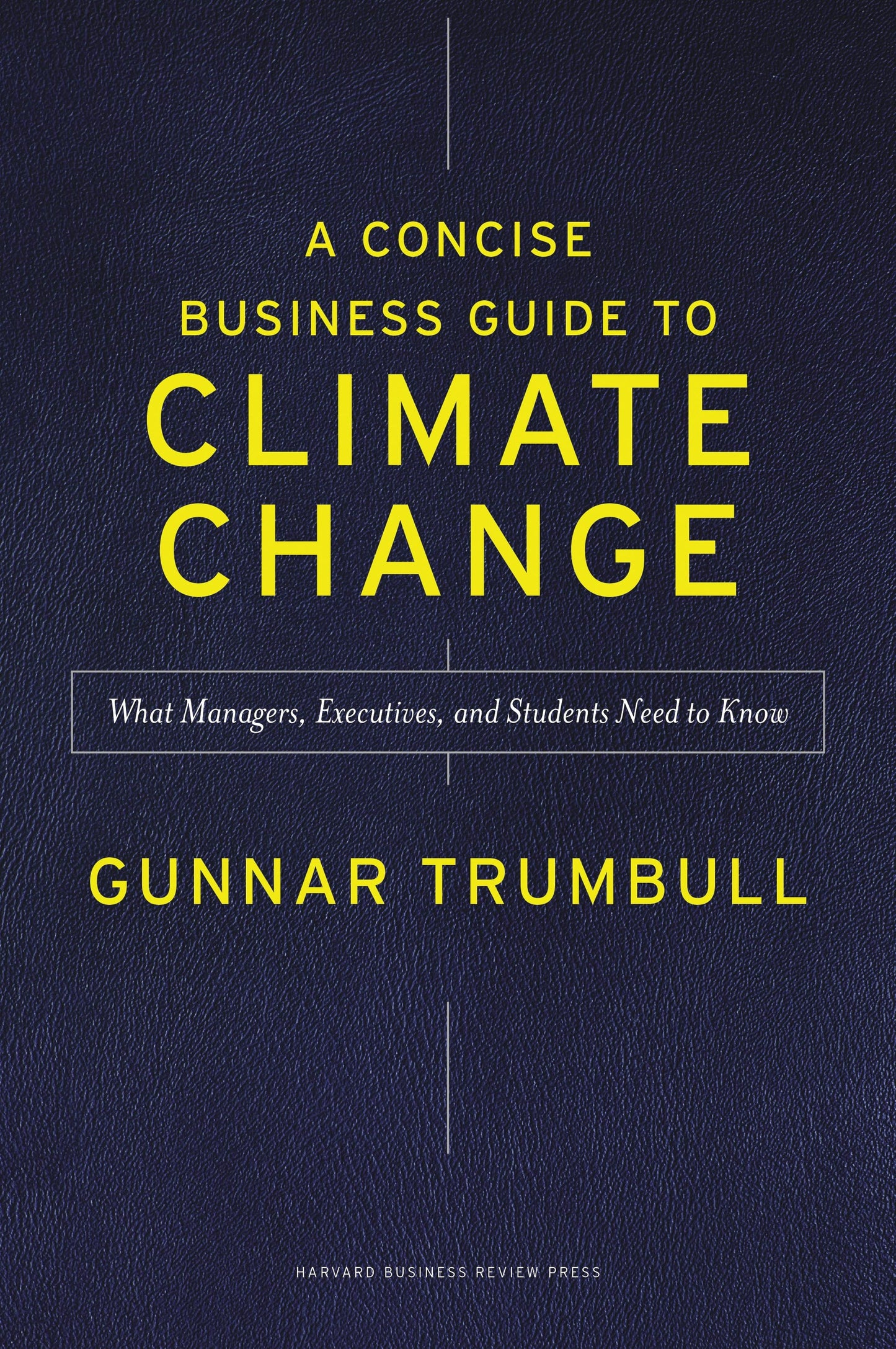 Book cover image for A Concise Business Guide to Climate Change ISBN: 9781647825430