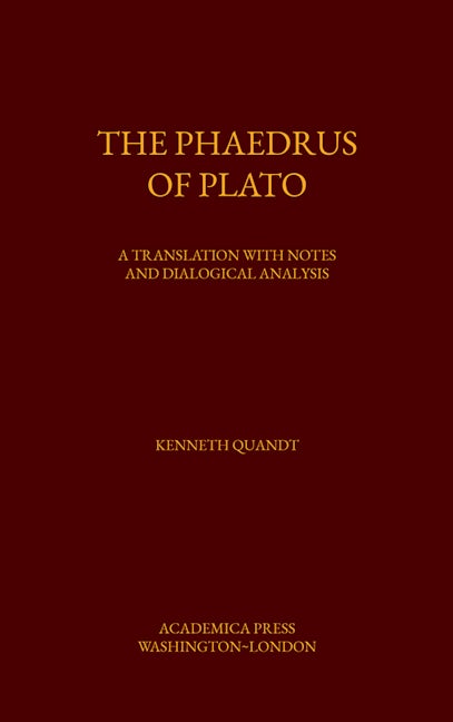 Book cover image for The Phaedrus Of Plato ISBN: 9781680531084