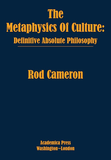 Book cover image for The Metaphysics of Culture ISBN: 9781680537604