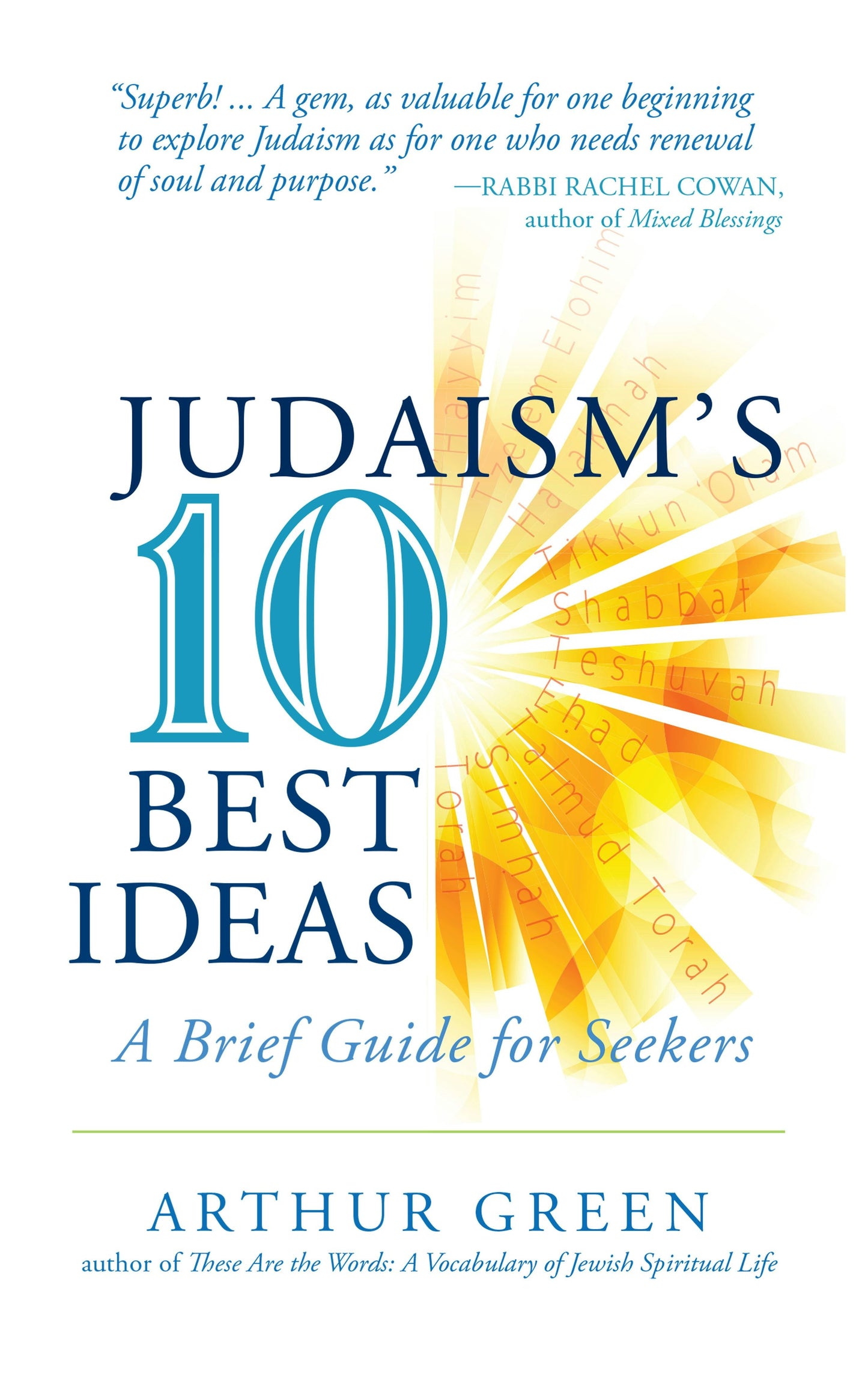 Book cover image for Judaism's Ten Best Ideas ISBN: 9781684422920