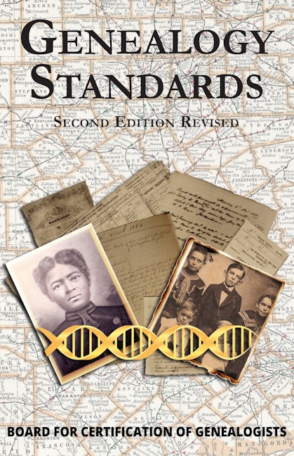 Book cover image for Genealogy Standards Second Edition Revised ISBN: 9781684423538