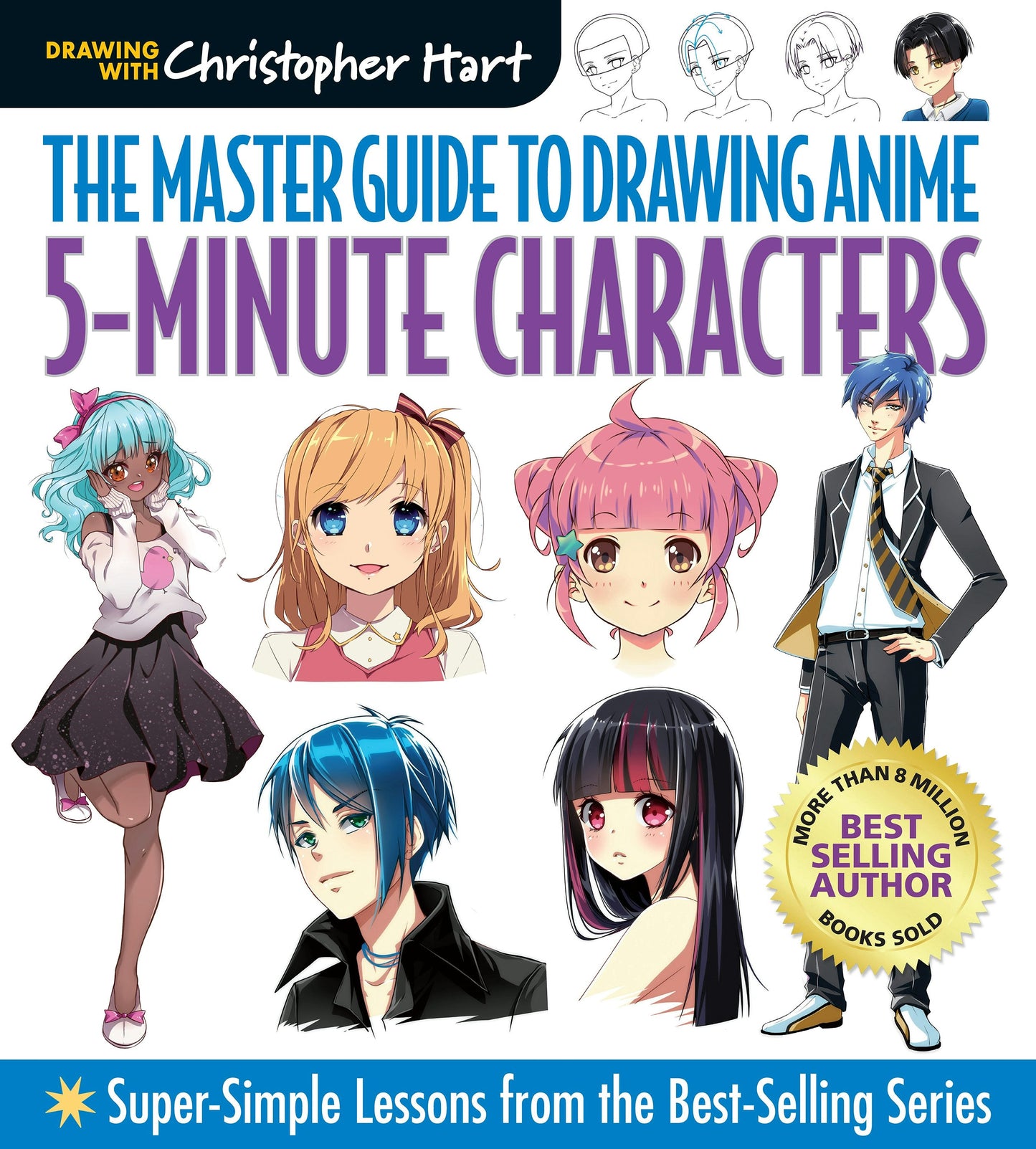 Book cover image for Master Guide to Drawing Anime: 5-Minute Characters ISBN: 9781684620203