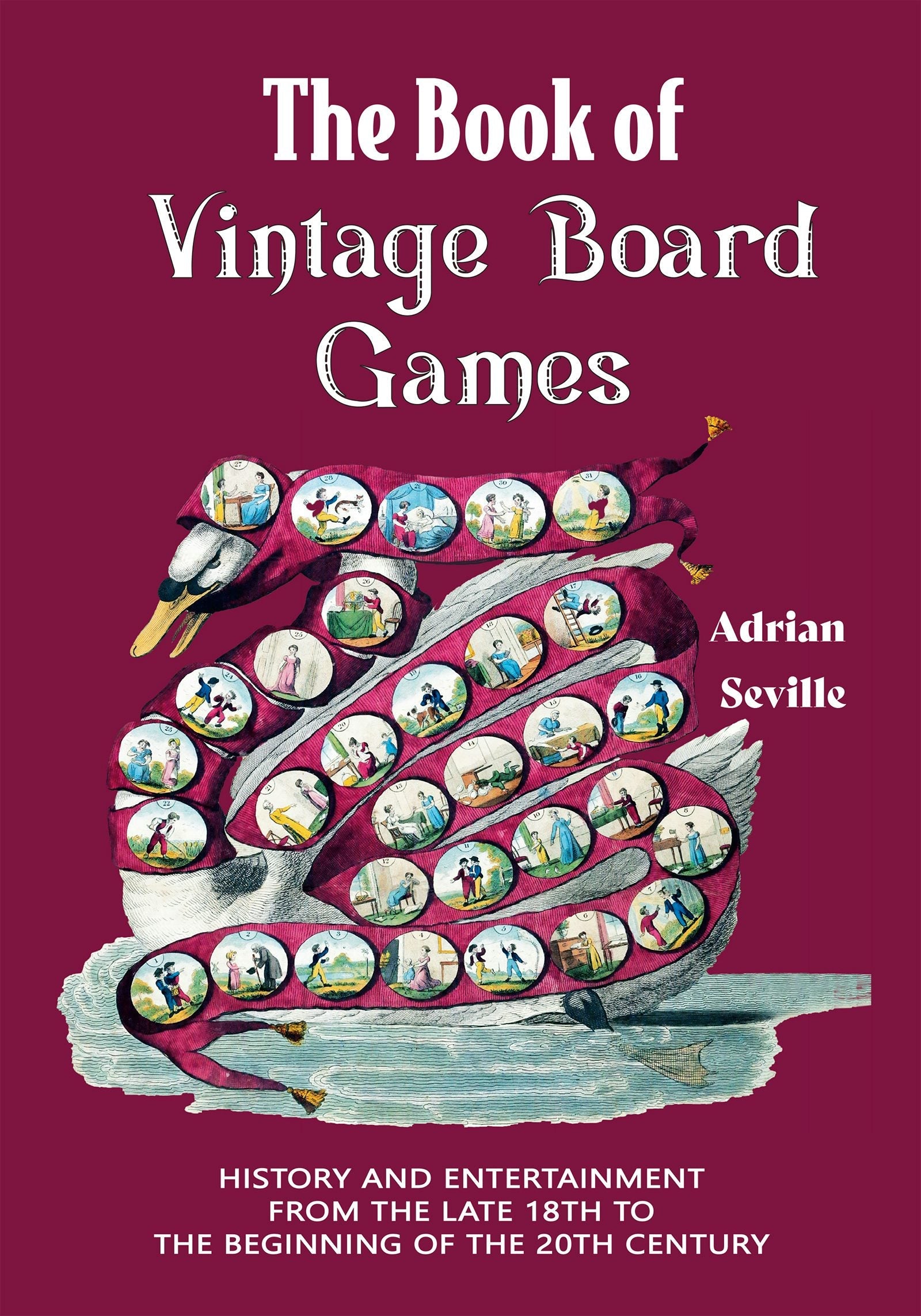 Book cover image for The Book of Vintage Board Games ISBN: 9781684813926