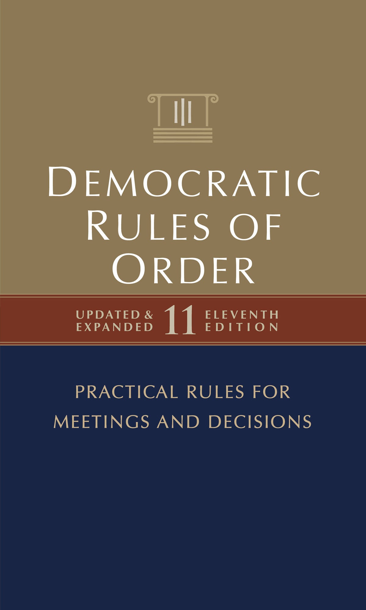 Cover image for Democratic Rules of Order, 11th Edition ISBN 9781774060438