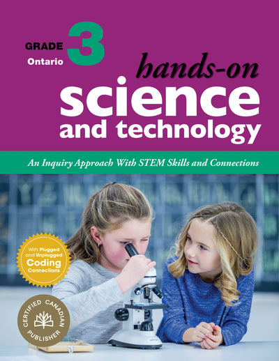 Cover image for Hands-On Science and Technology for Ontario, Grade 3, isbn: 9781774920688
