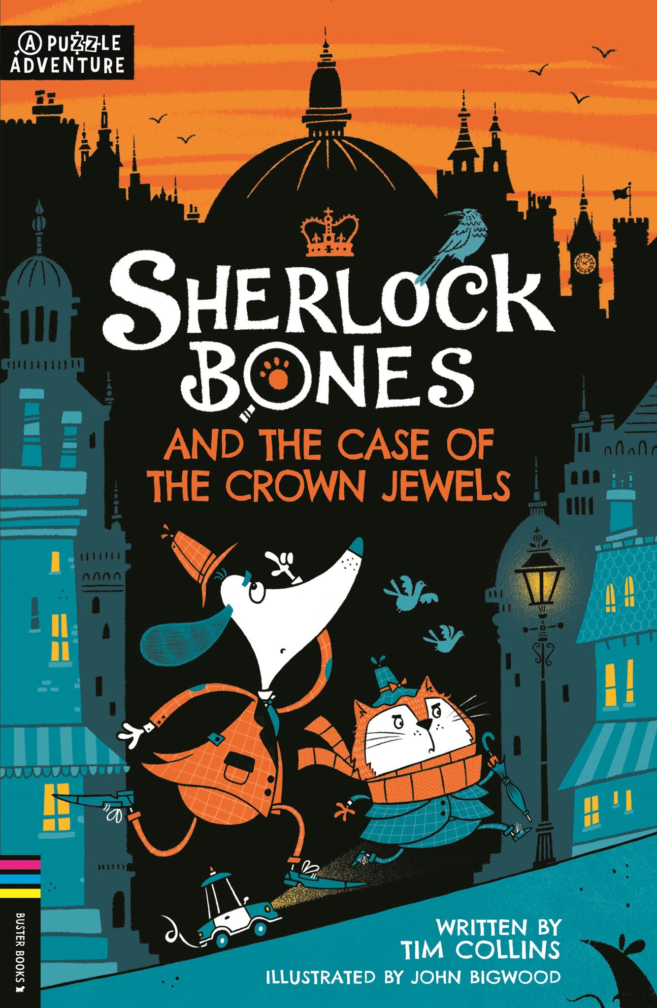 Cover image for Sherlock Bones and the Case of the Crown Jewels ISBN 9781780557502
