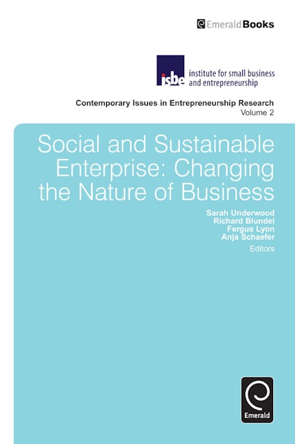 Book cover image for Social and Sustainable Enterprise ISBN: 9781781902547