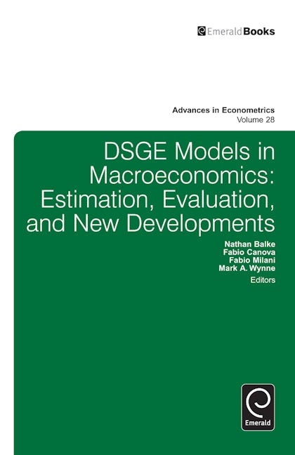Book cover image for DSGE Models in Macroeconomics ISBN: 9781781903056