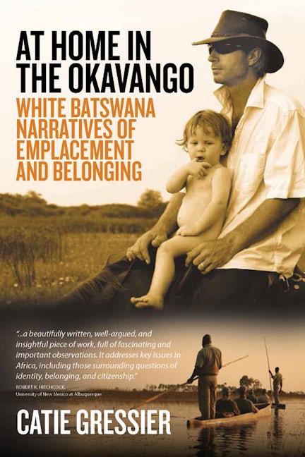 Book cover image for At Home in the Okavango ISBN: 9781782387732