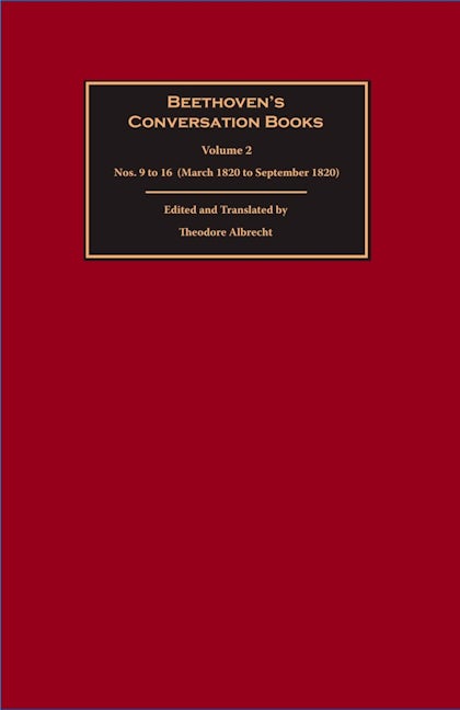 Book cover image for Beethoven's Conversation Books Volume 2 ISBN: 9781783271511