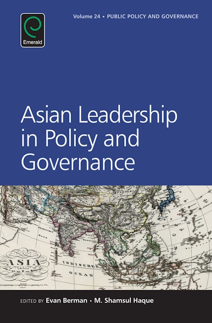 Book cover image for Asian Leadership in Policy and Governance ISBN: 9781784418847