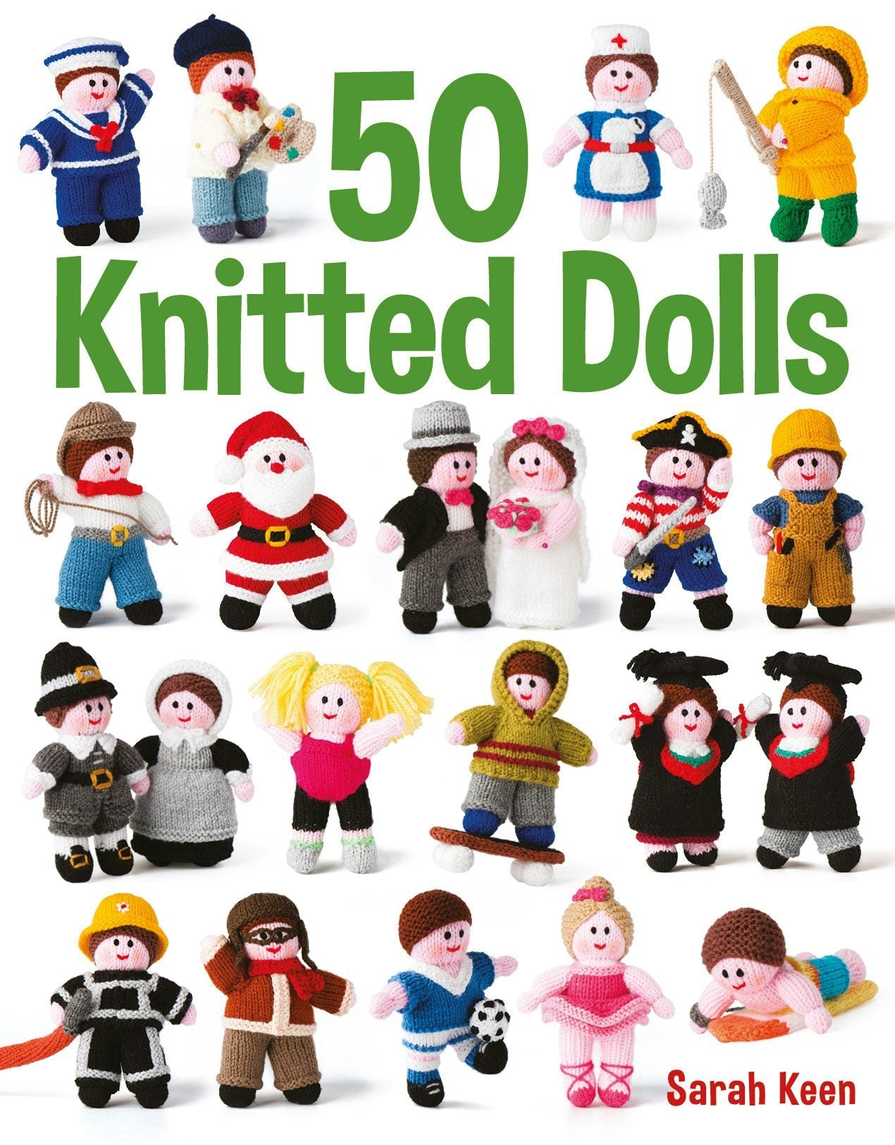 Book cover image for 50 Knitted Dolls ISBN: 9781784943462