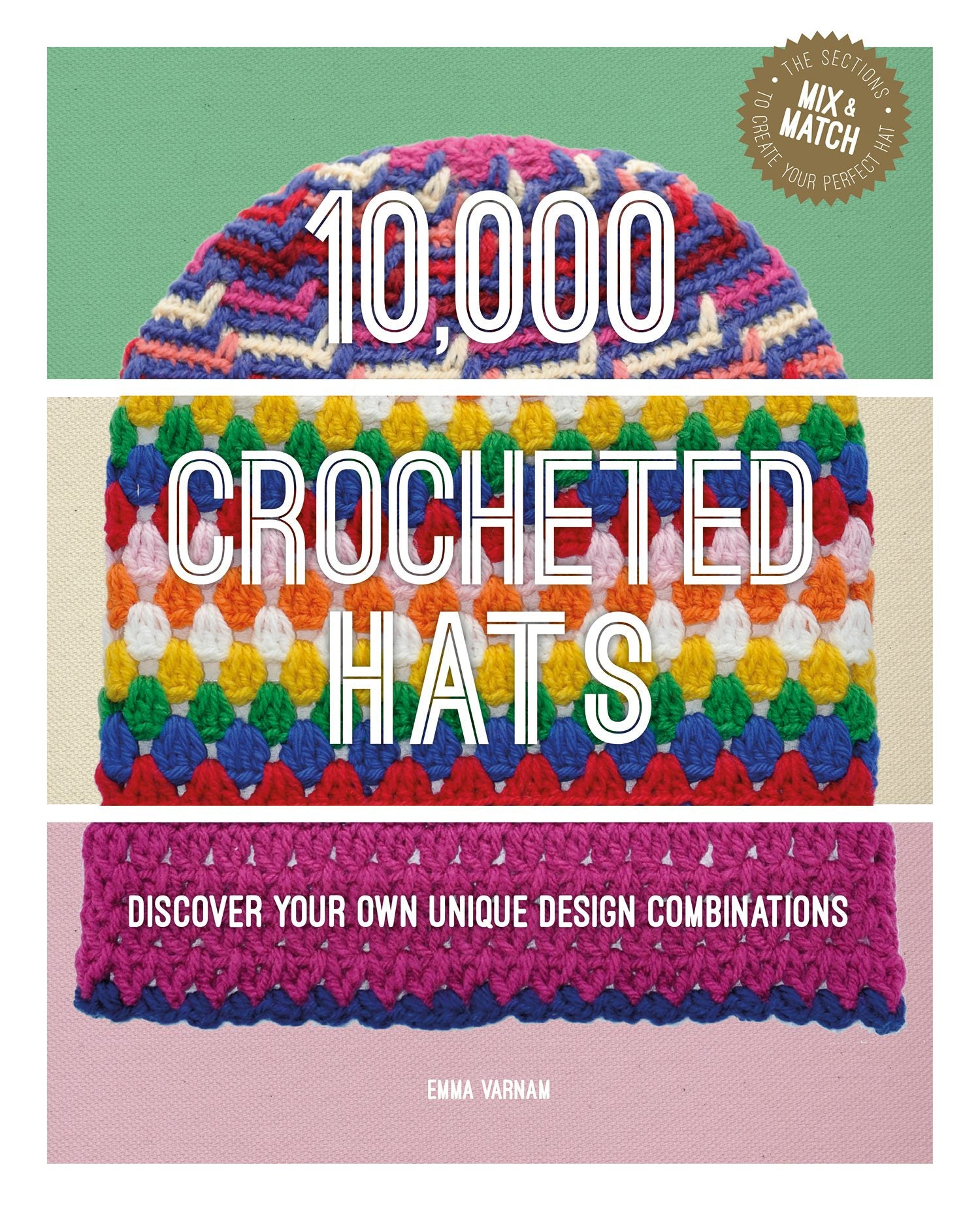 Book cover image for 10,000 Crocheted Hats ISBN: 9781784946692