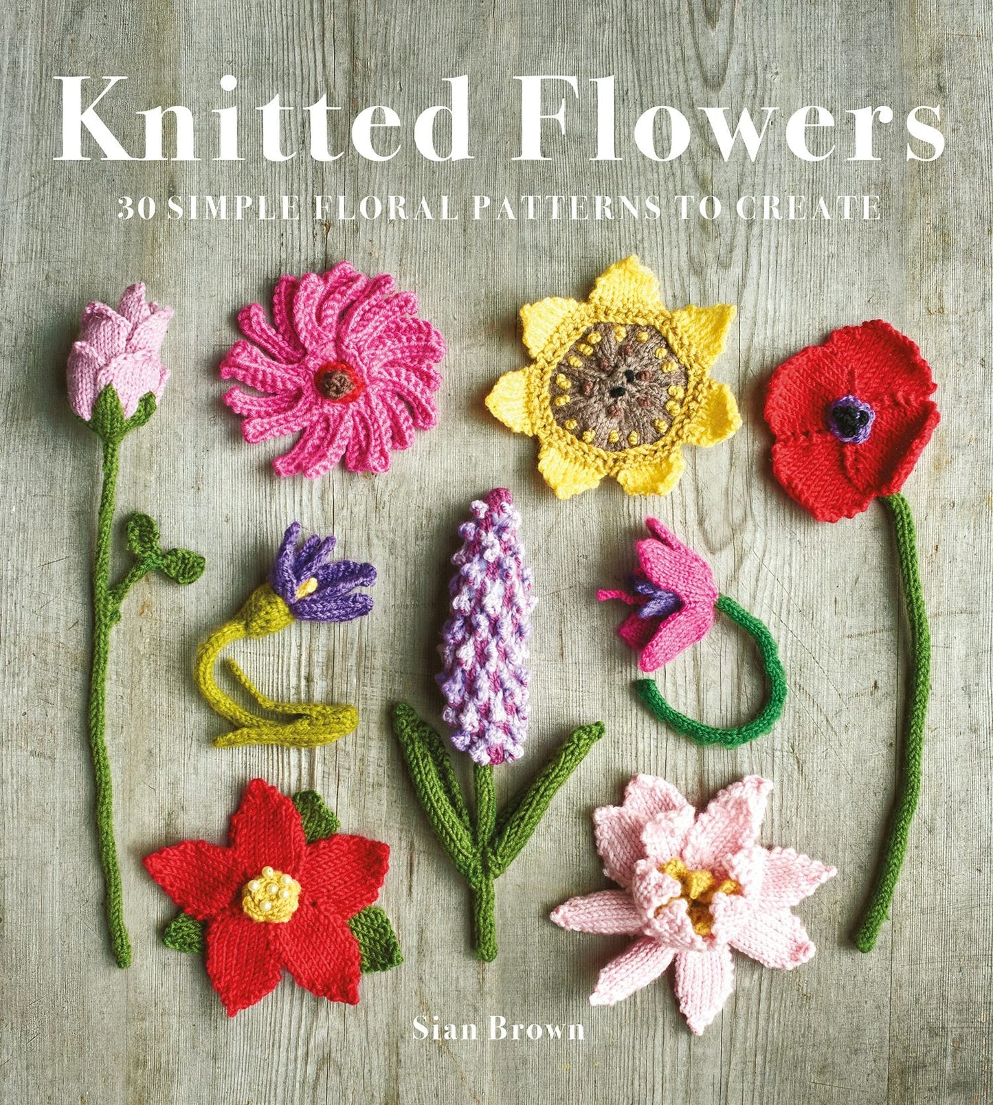 Book cover image for Knitted Flowers ISBN: 9781784946777