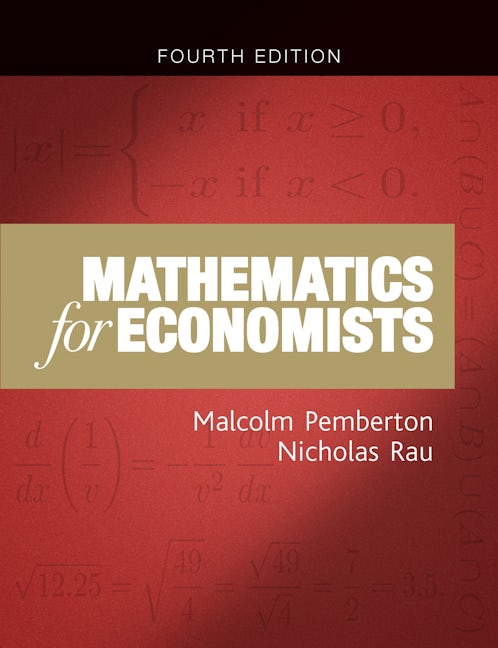 Book cover image for Mathematics for economists ISBN: 9781784991487