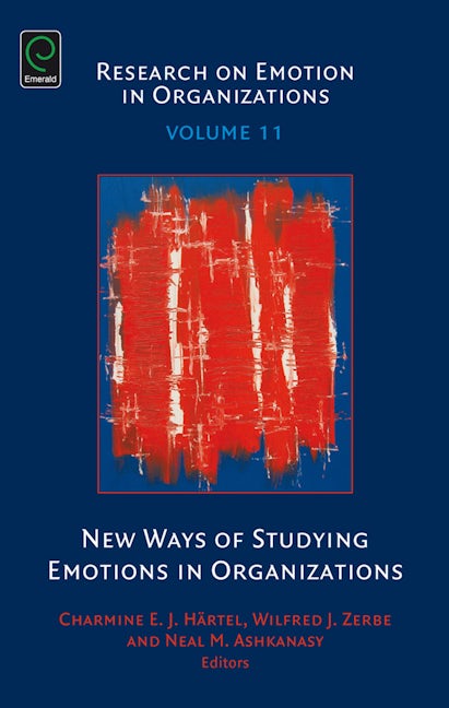 Book cover image for New Ways of Studying Emotions in Organizations ISBN: 9781785602214