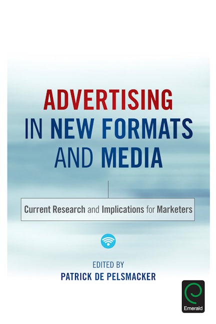 Book cover image for Advertising in New Formats and Media ISBN: 9781785603136