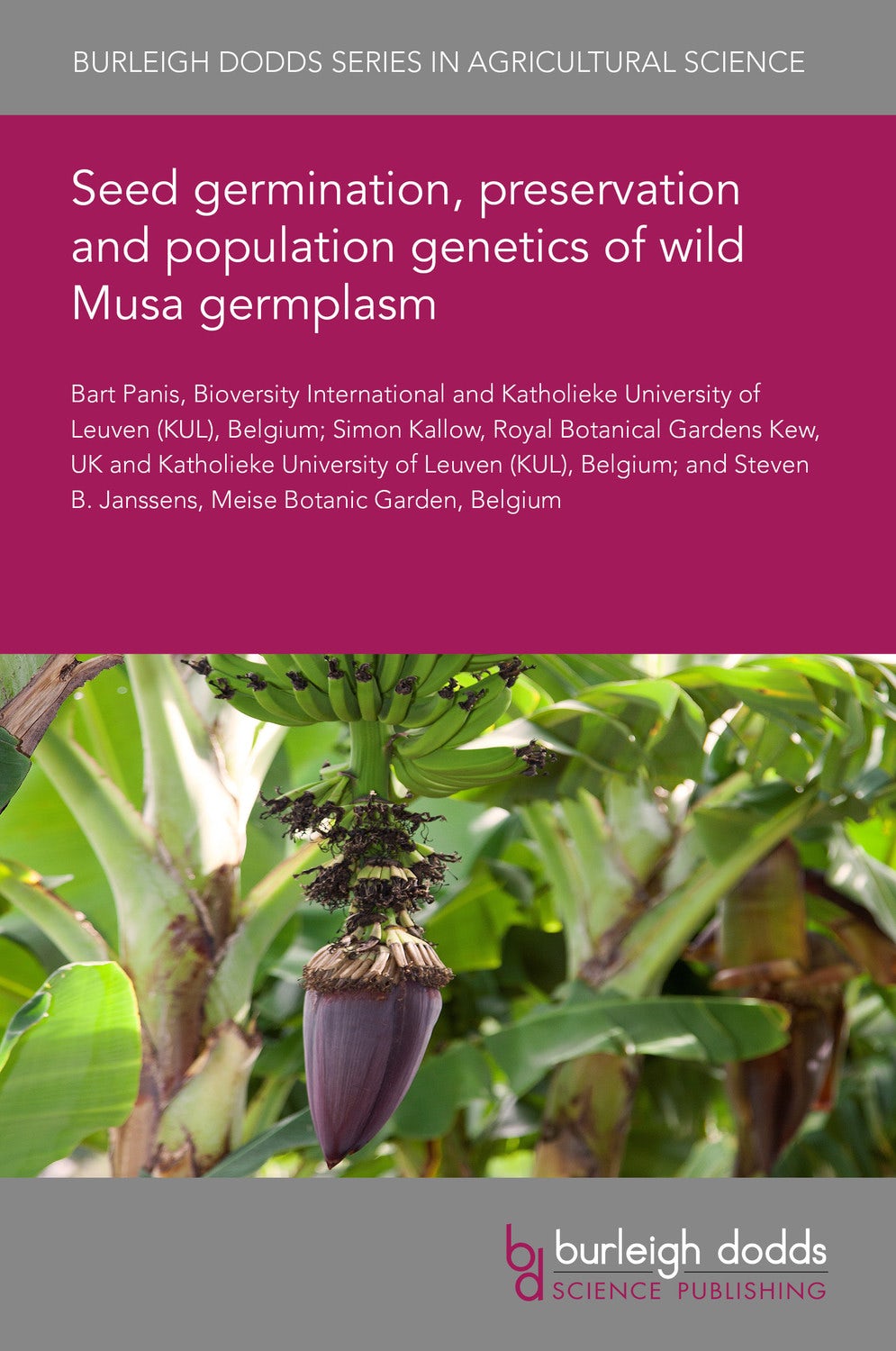 Book cover image for Seed germination, preservation and population genetics of wild Musa germplasm ISBN: 9781786769435