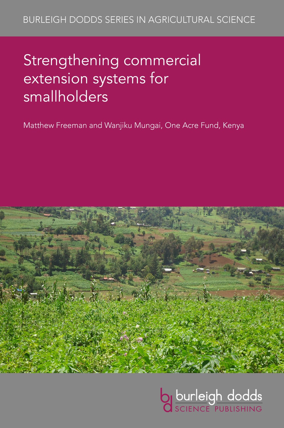 Book cover image for Strengthening commercial extension systems for smallholders ISBN: 9781786769633