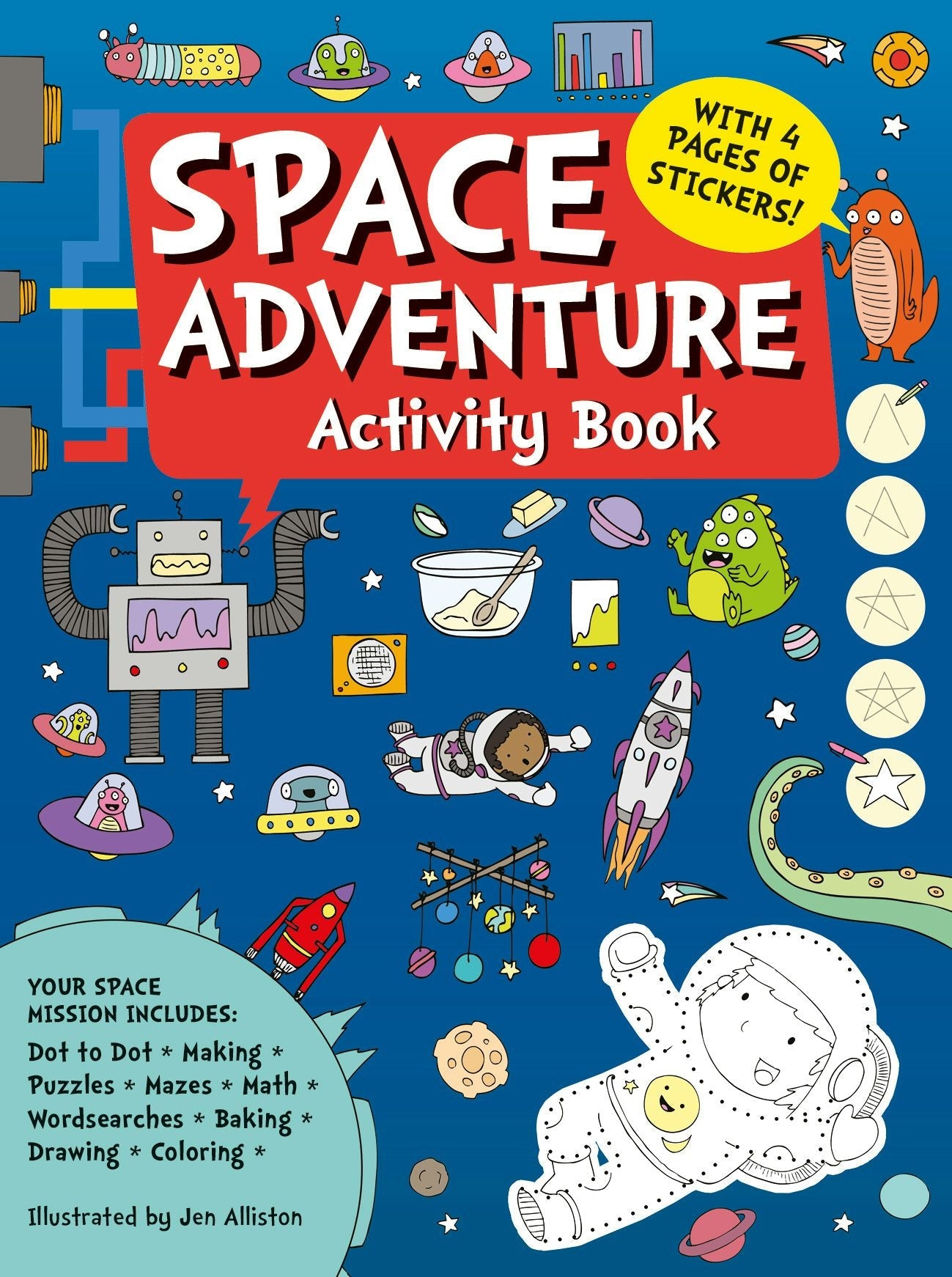Book cover image for Space Adventure Activity Book ISBN: 9781787080034